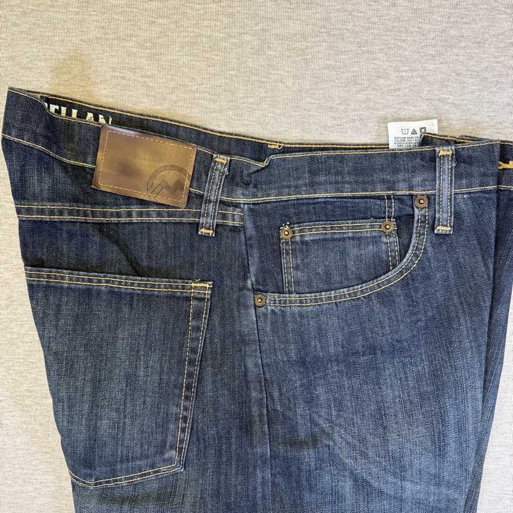 Magellan Outdoors Men's Dark Blue Straight Jeans 33x30‎ - Picture 6 of 7
